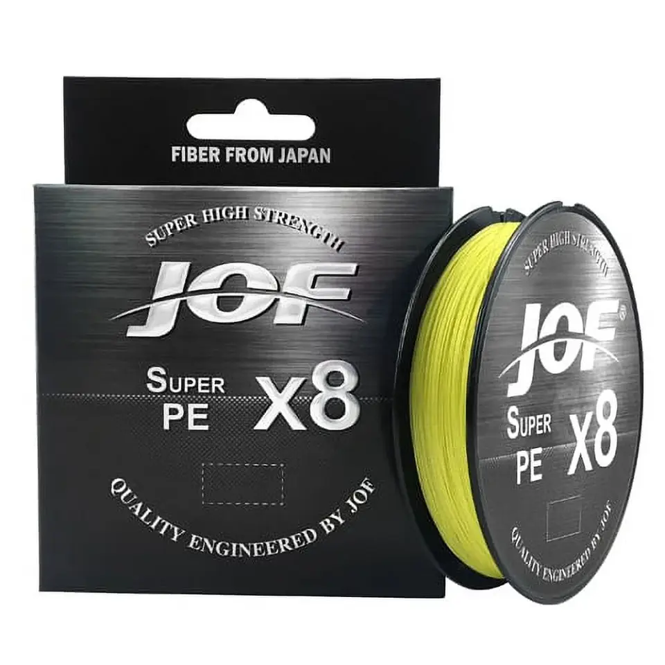 Multifilamento Linea Pesca Jof Super Pe X8 150m 0.17mm 9.1k Amarillo 1