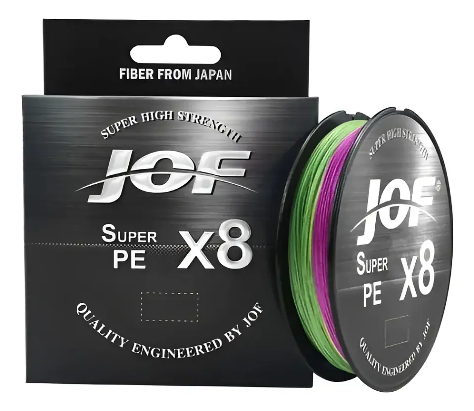 Multifilamento Linea Pesca Jof Super Pe X8 150m 0.17mm 9.1k Multicolor 1