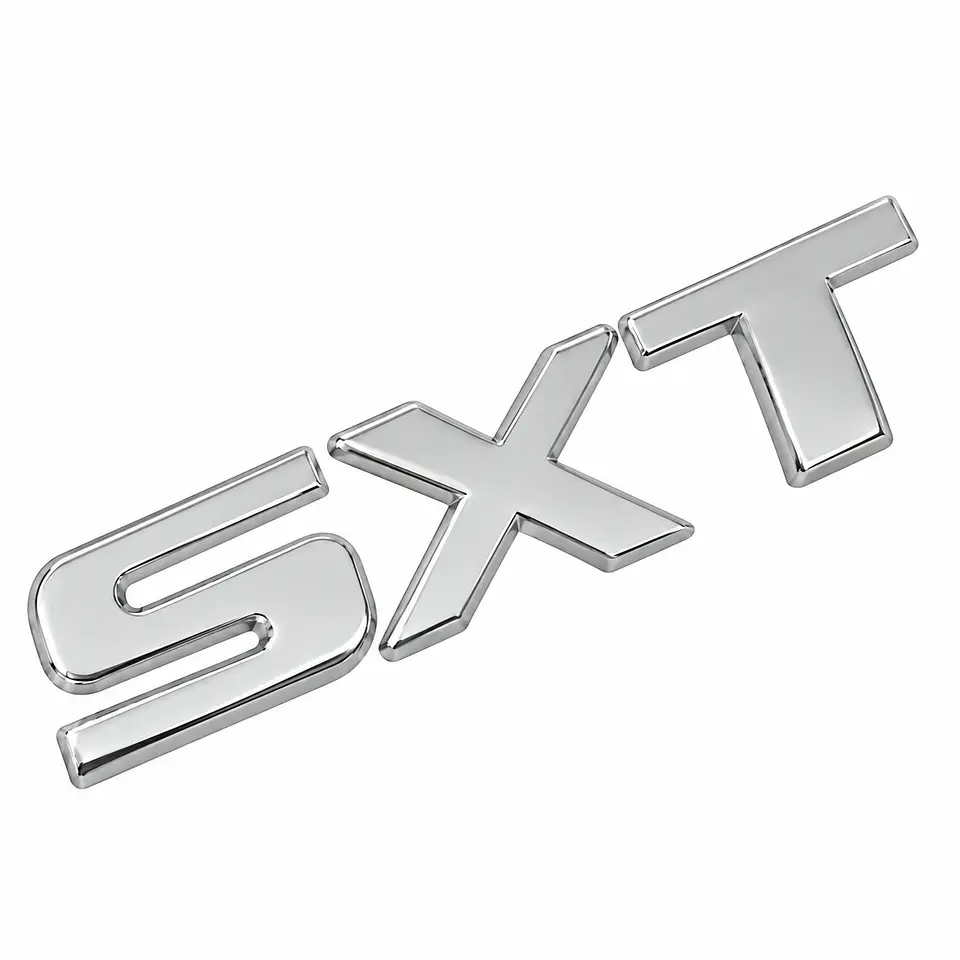Logo Emblema Para Dodge Sxt 11.3x2.5cm Cromado 3