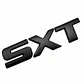 Logo Emblema Para Dodge Sxt 11.3x2.5cm Negro - Miniatura 1