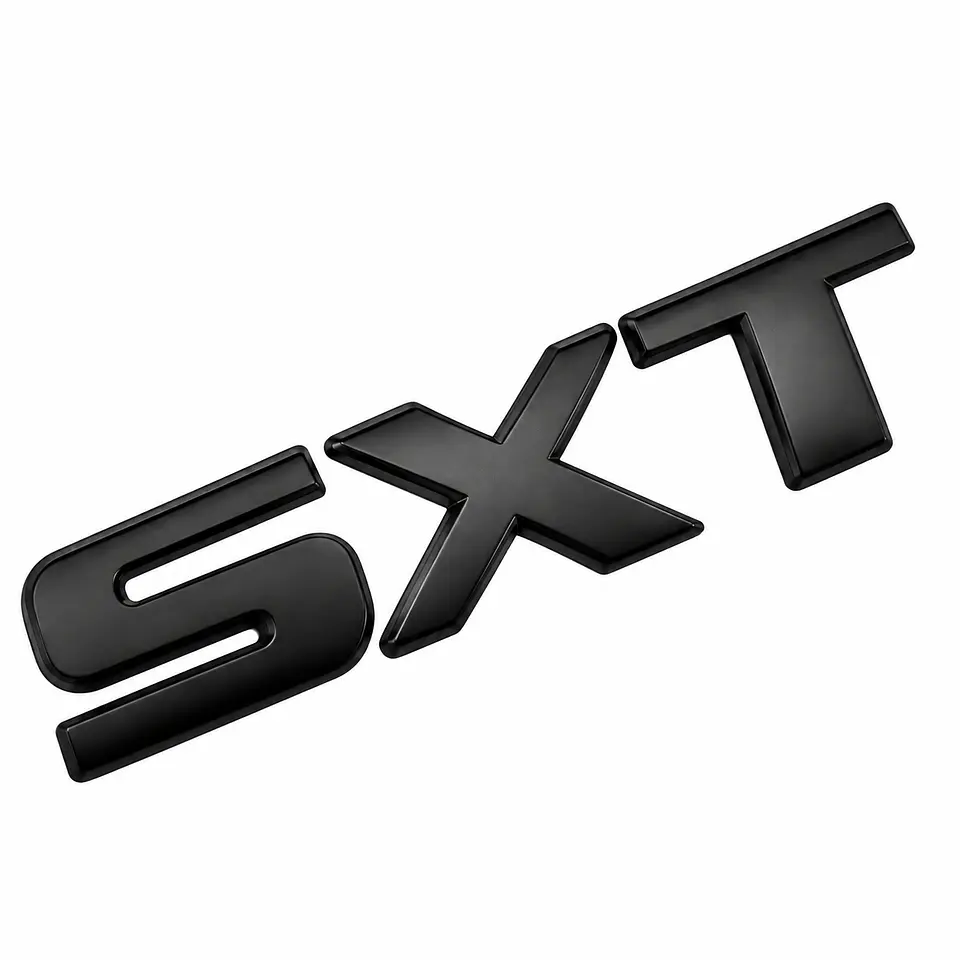 Logo Emblema Para Dodge Sxt 11.3x2.5cm Negro 1