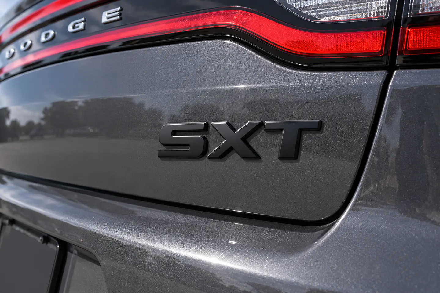 Logo Emblema Para Dodge Sxt 11.3x2.5cm Negro 3