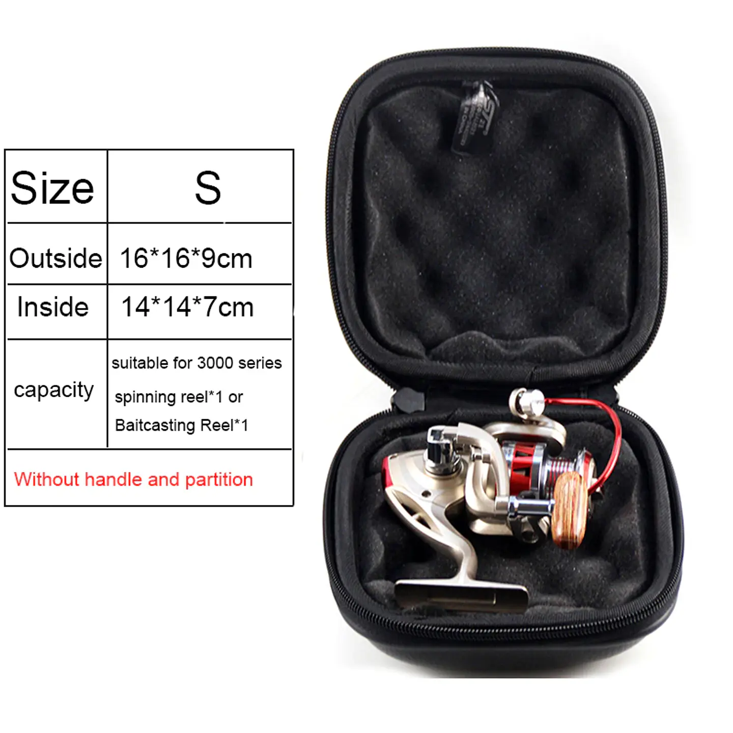 Bolso Impermeable Estuche Transporte Carrete Pesca Talla S 5