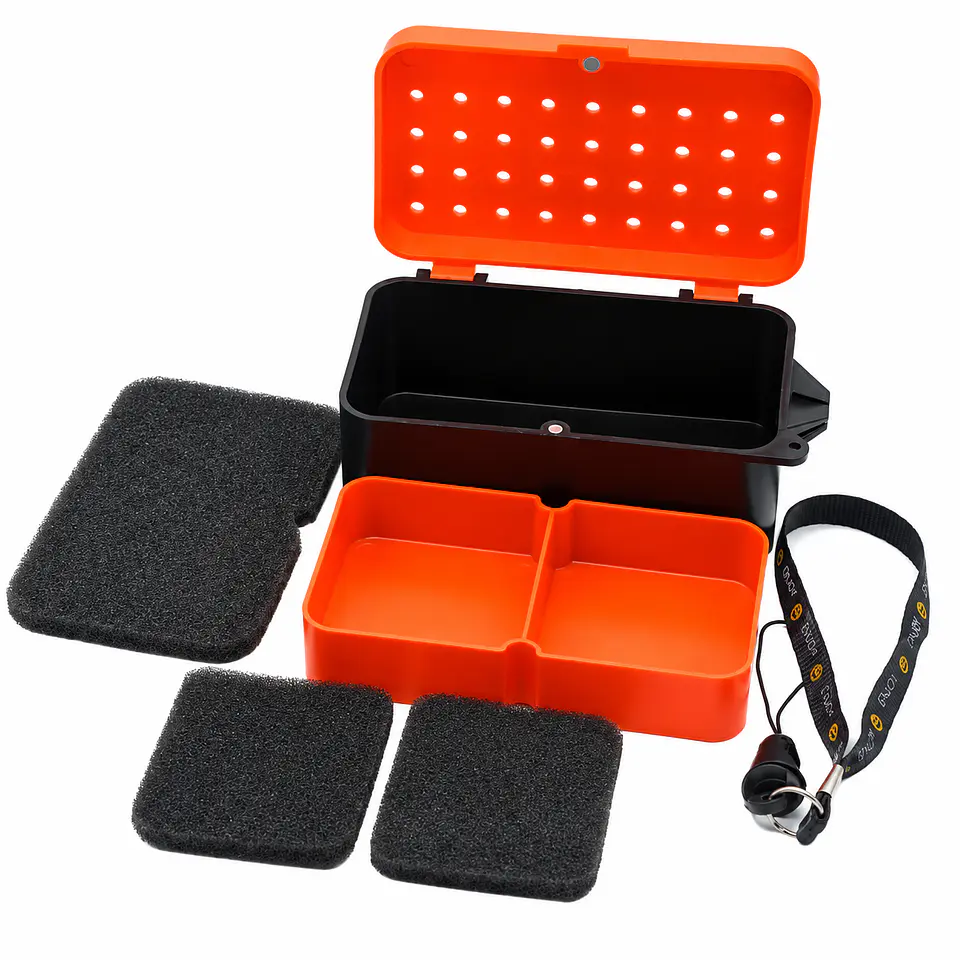 Caja Pesca Carnada Cebos Vivos Lombriz Gusanos Etc Talla M 4