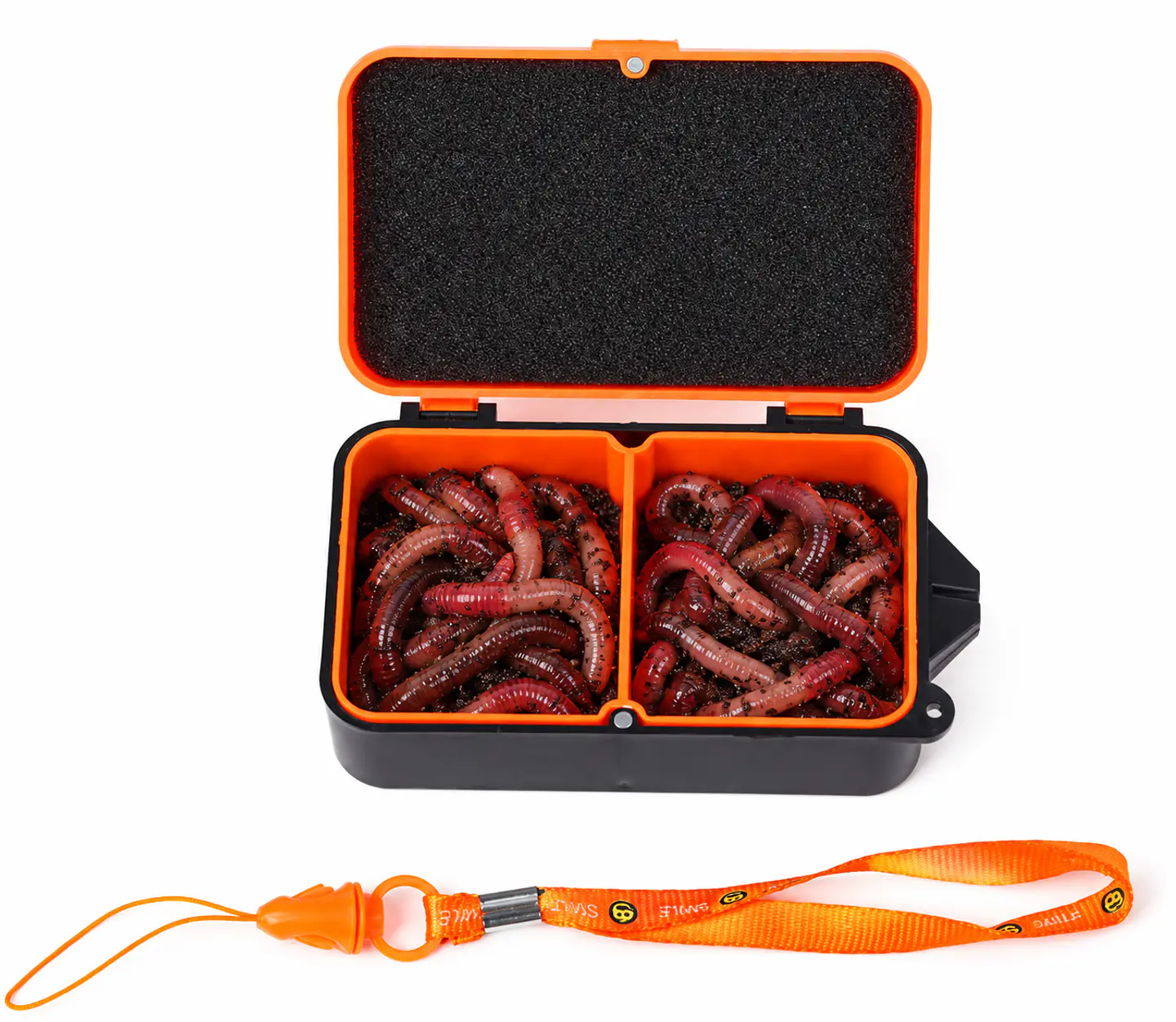 Caja Pesca Carnada Cebos Vivos Lombriz Gusanos Etc Talla S 2