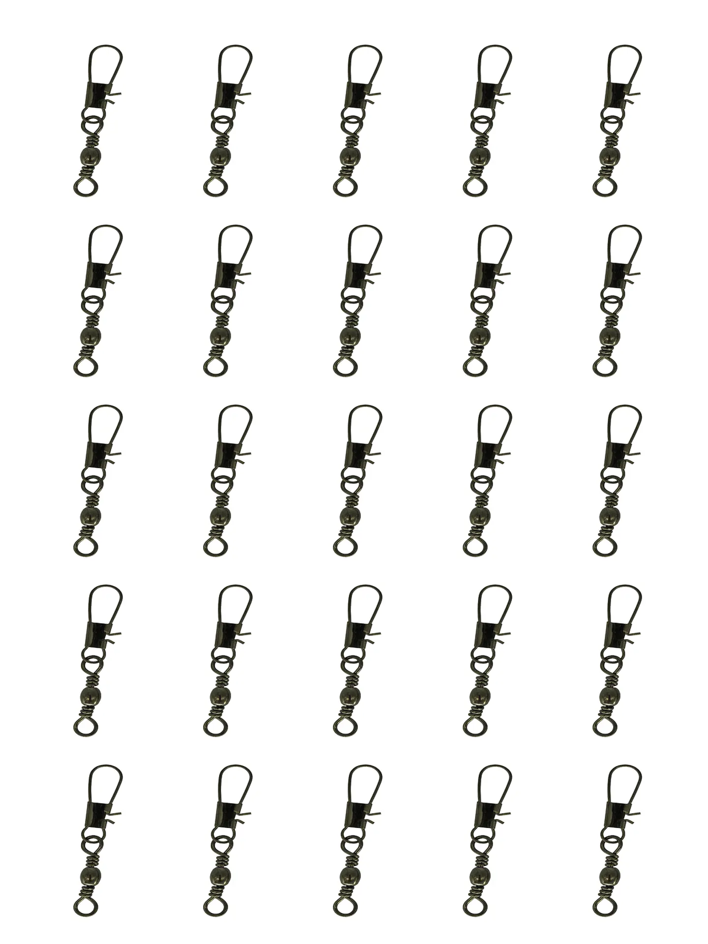 Pack 25 Unidades Destorcedores Pesca N10 Conector Señuelos 2