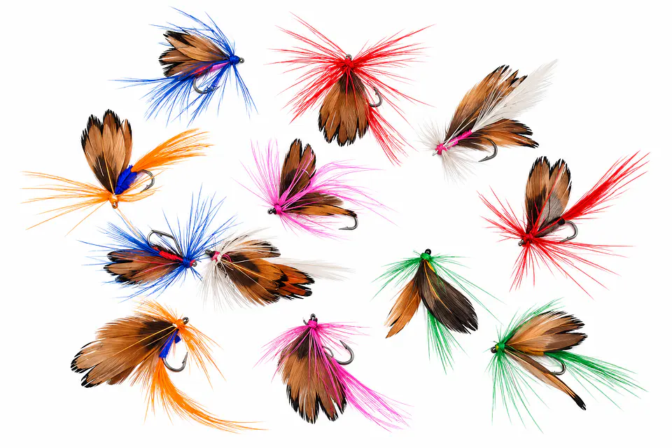 Set 12 Moscas Surtidas Señuelos Pesca Fly Fishing A 1