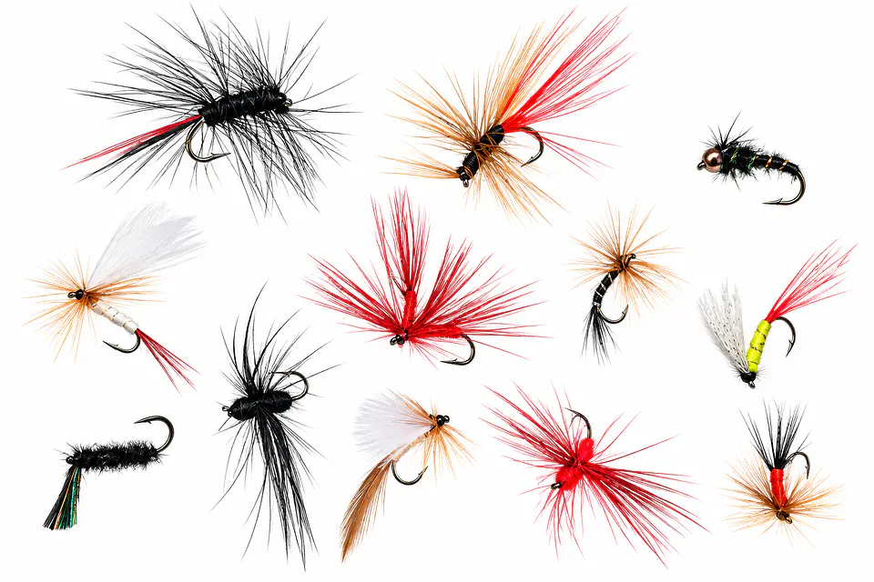 Set 12 Moscas Surtidas Señuelos Pesca Fly Fishing B 1