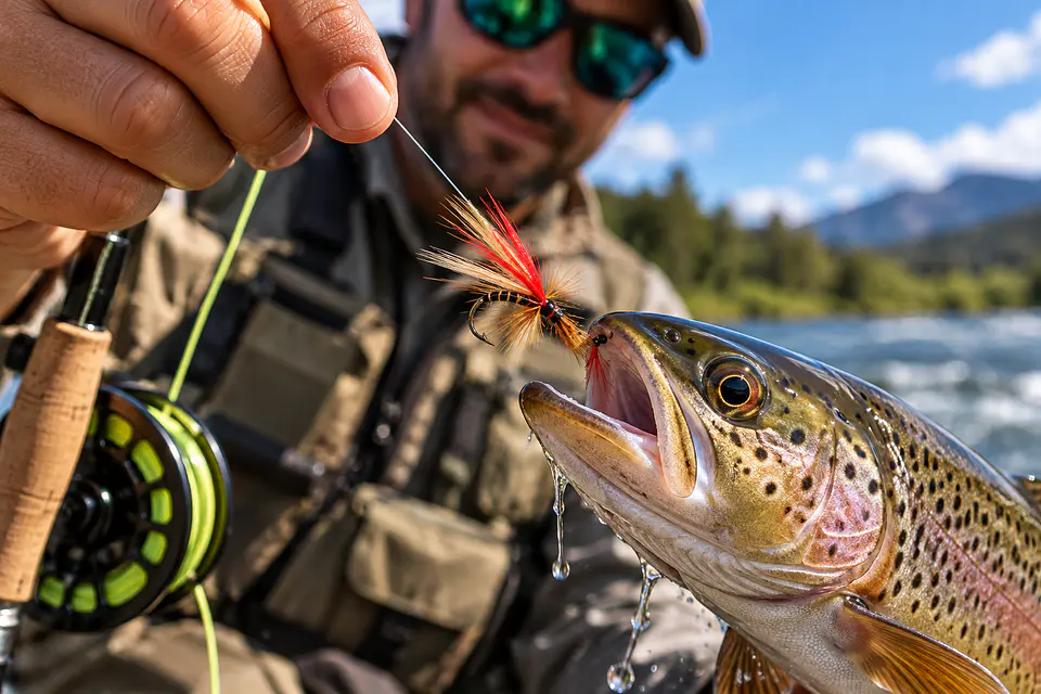 Set 12 Moscas Surtidas Señuelos Pesca Fly Fishing B 3