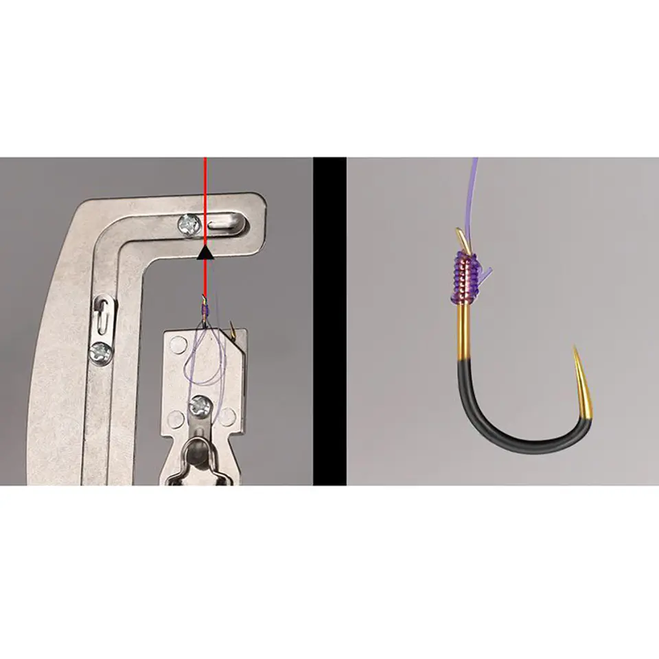 Herramienta Manual Para Amarrar Anudar Anzuelos Linea Pesca 5