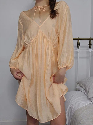 Vestido Beige · T-M · AB0213