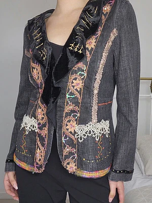 Blazer Negro · T-S · AB0938