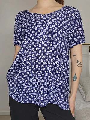 Blusa Azul, Gris · T-XL · AB0080