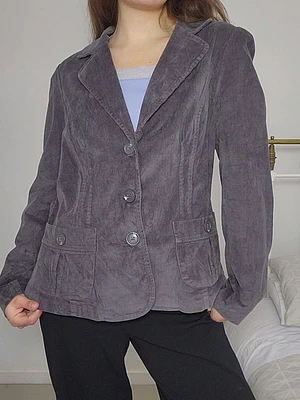 Blazer Gris · T-M · AB0946