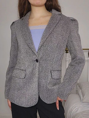 Blazer Gris · T-M · AB0943