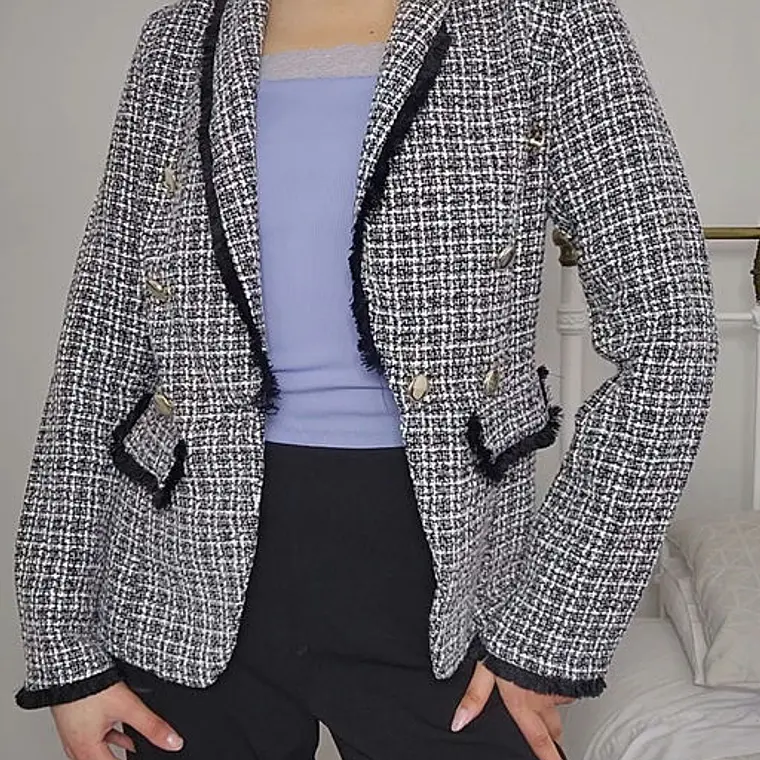 Blazer Negro, Gris · T-M · AB0947 1