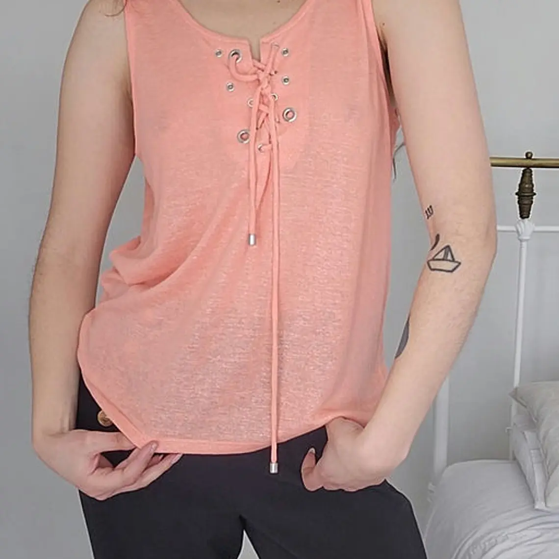 Polera Naranjo · T-L · AB0158 1