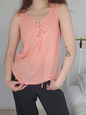 Polera Naranjo · T-L · AB0158