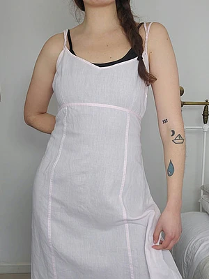 Vestido Rosado · T-M · AB0422