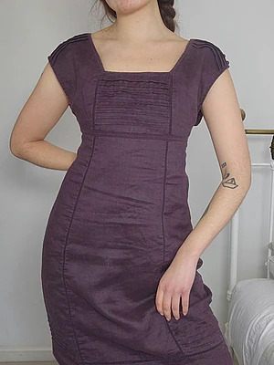 Vestido Café · T-S · AB0105