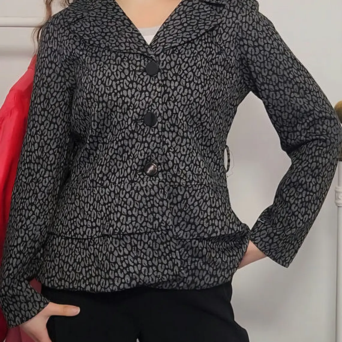 Blazer Negro, Gris · T-S · AB0953 1