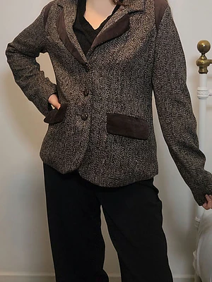 Blazer Café, Gris · T-M · AB0959