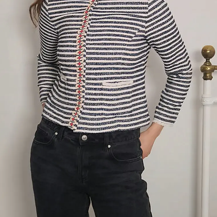 Blazer Blanco, Azul · T-S · AB0965 1