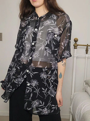 Blusa Negro, Lila · T-XL · AB0502