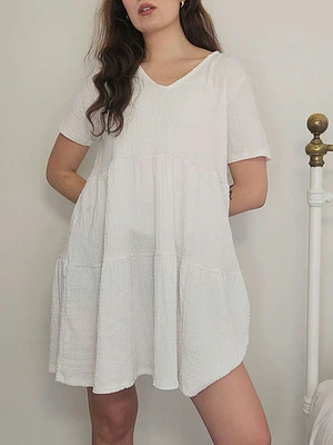 Vestido Blanco · T-L · AB0980
