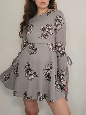 Vestido Gris · T-S · AB0997