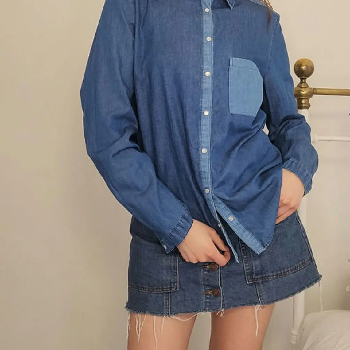 Blusa Azul · T-L · AB0986 1