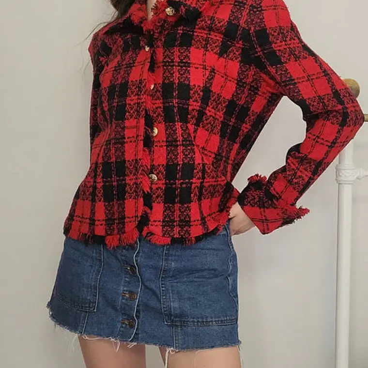 Blazer Negro, Rojo · T-M · AB0991 1