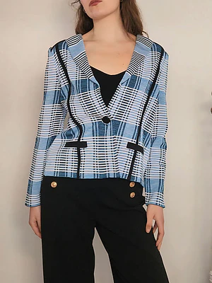 Blazer Blanco, Celeste · T-S · AB1005
