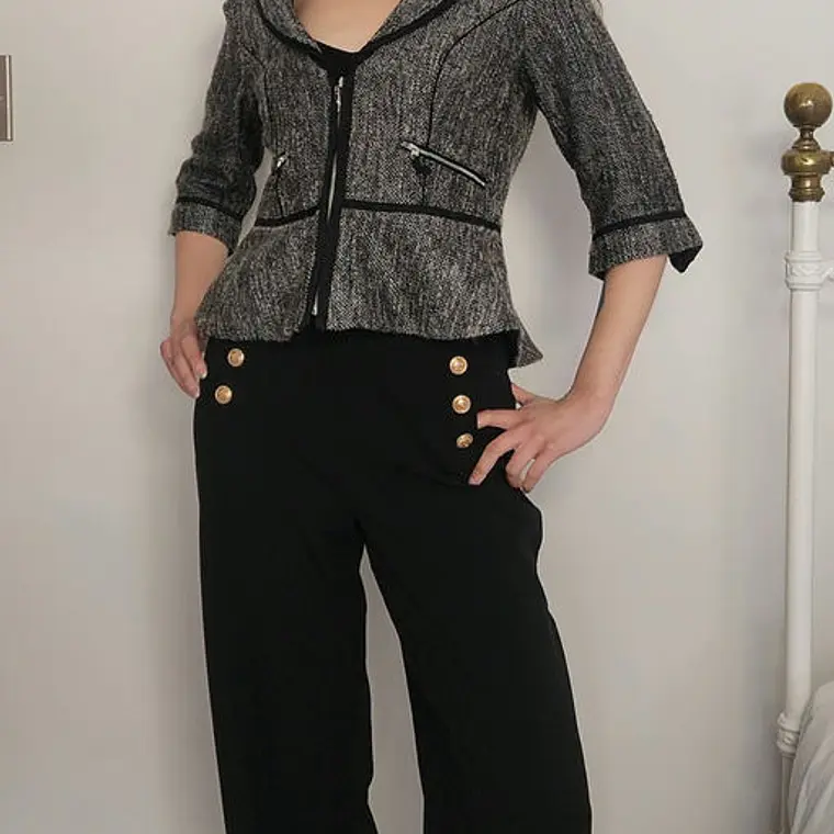 Blazer Gris · T-S · AB1009 1