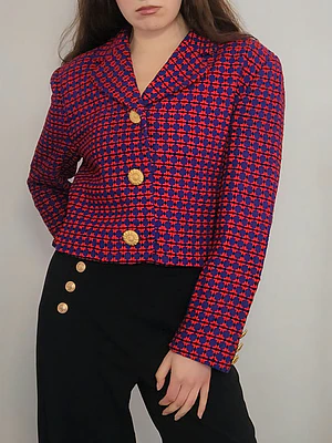 Blazer Rojo, Azul · T-S · AB1020