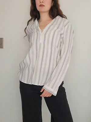 Blusa Blanco, Azul · T-XL · AB1046