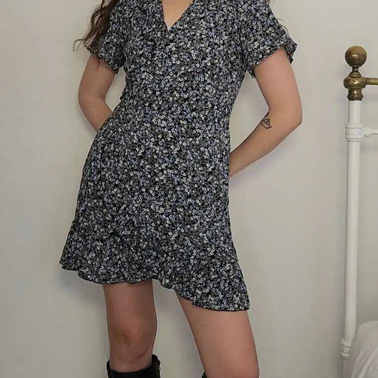 Vestido Azul · T-L · AB0406 1