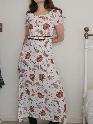 Vestido Blanco · T-M · AB0132