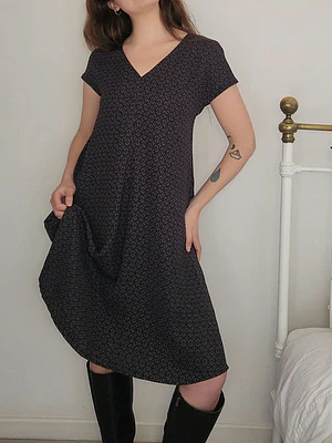 Vestido Negro · T-M · AB0407