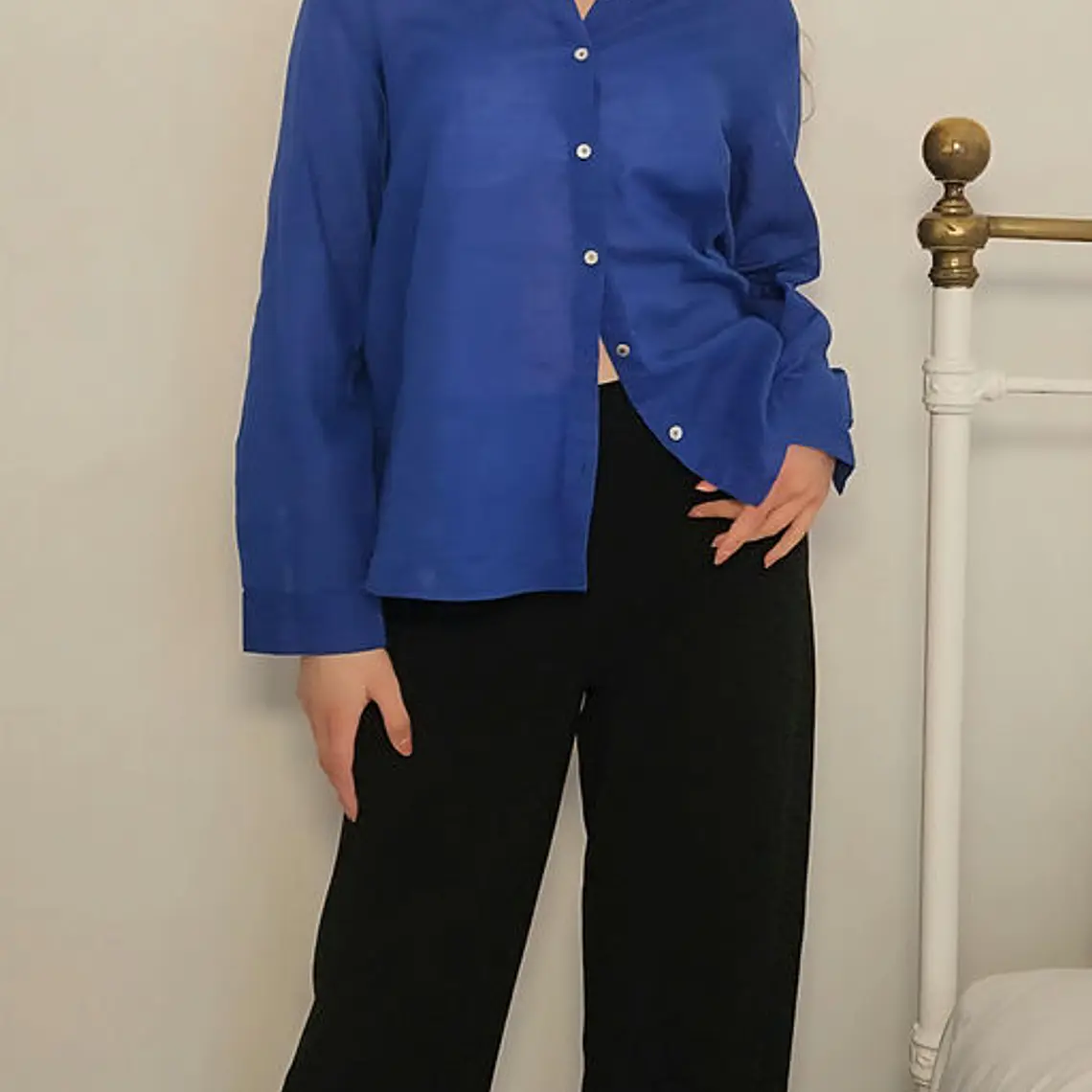 Blusa Azul · T-L · AB1065 1