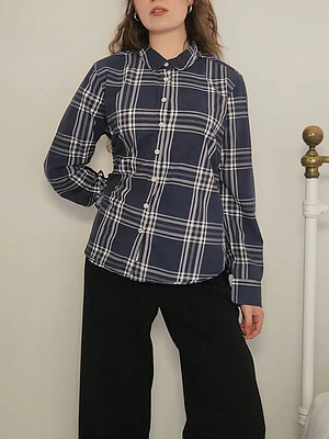 Blusa Blanco, Azul · T-L · AB1062