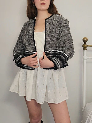 Blazer Gris · T-XL · AB1068