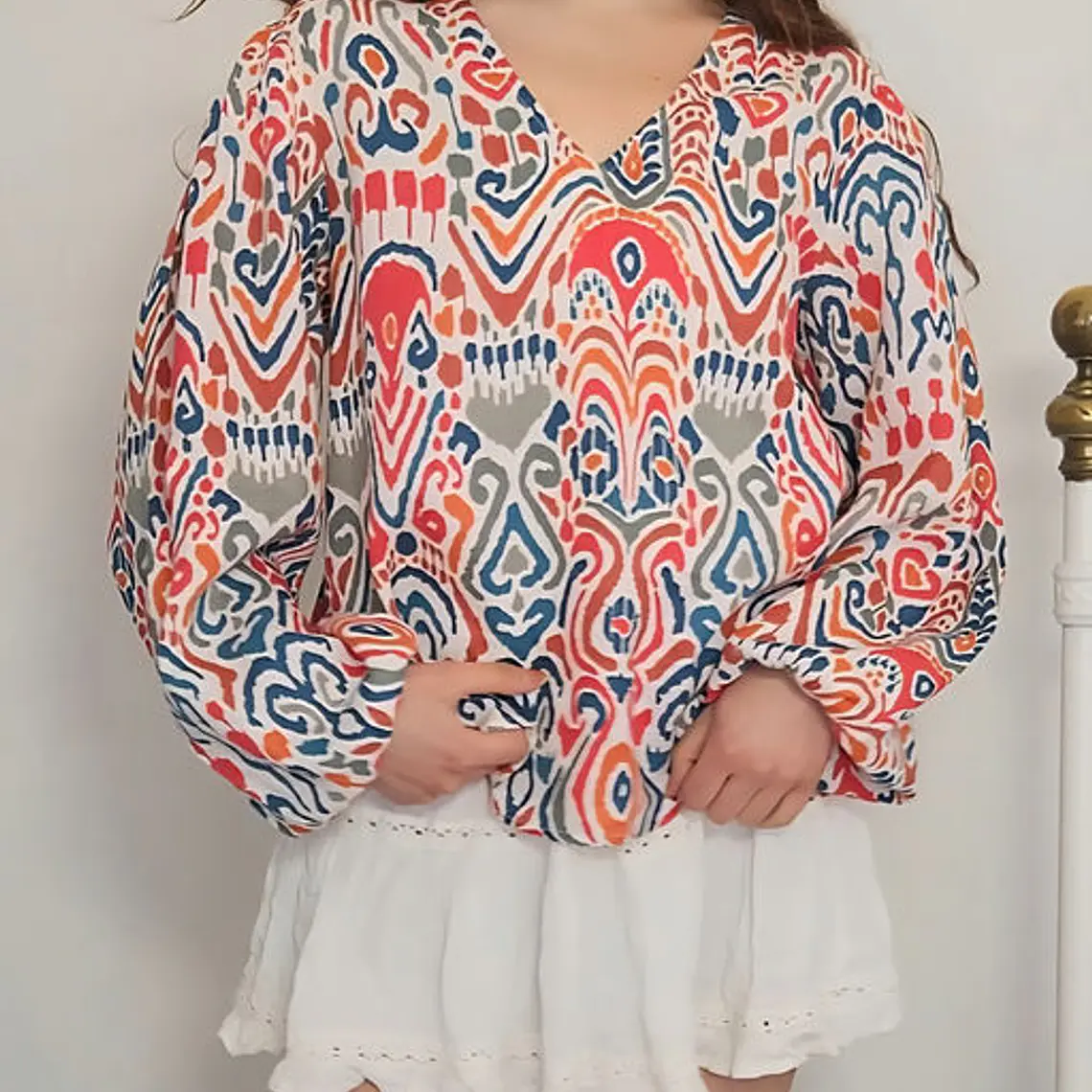 Blusa Blanco · T-L · AB1081 1