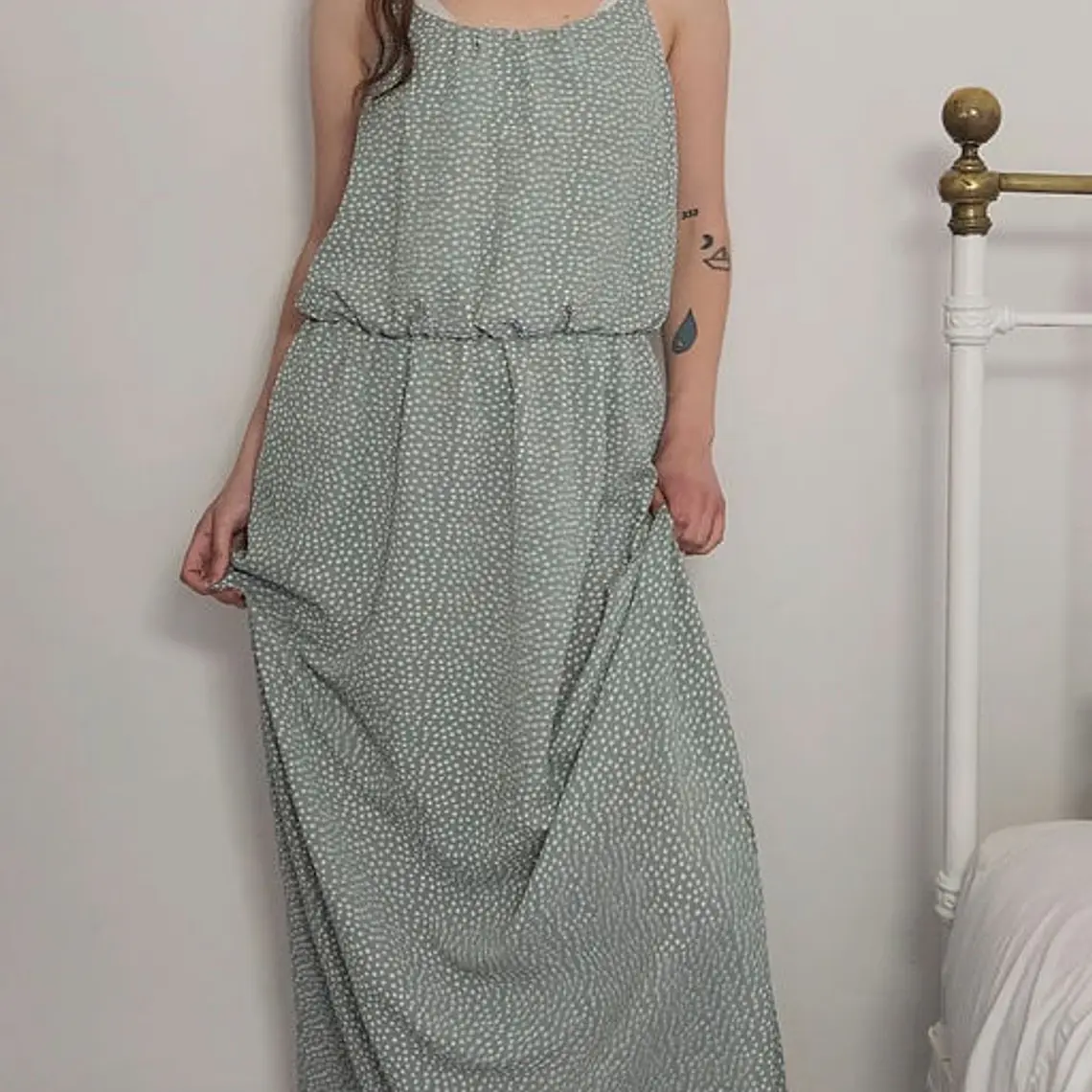Vestido Verde · T-M · AB1085 1
