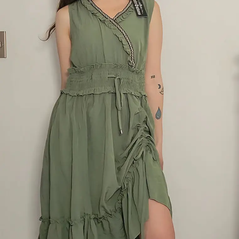 Vestido Verde · T-L · AB1087 1