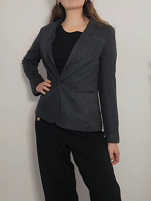 Blazer Gris · T-S · AB1090