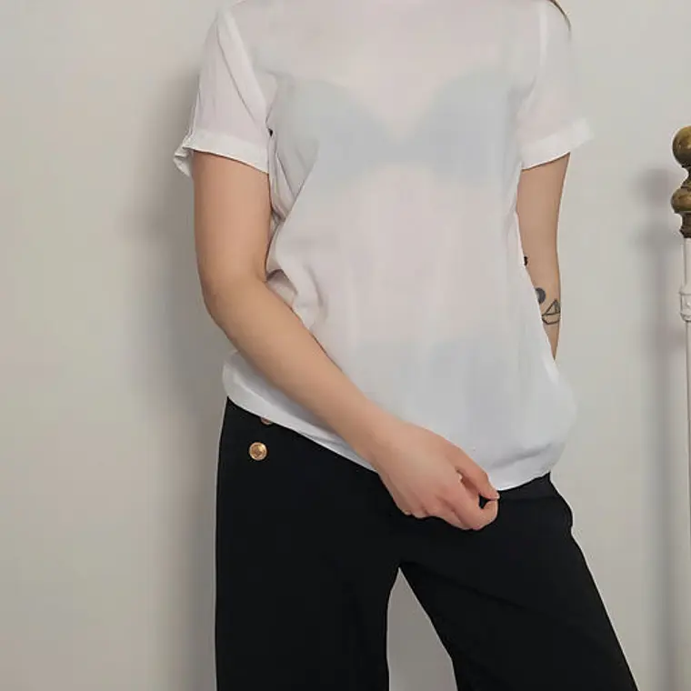 Polera Blanco · T-M · AB1094 1