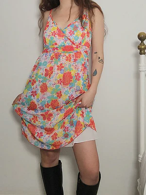 Vestido Rojo, Celeste · T-S · AB1105
