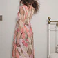 Vestido Beige, Rosado · T-S · AB1106 - Miniatura 2