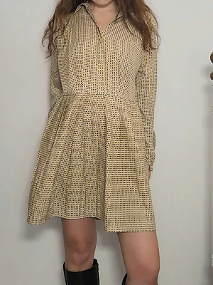 Vestido Amarillo, Negro · T-L · AB1107